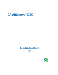 CA ARCserve D2D - Benutzerhandbuch