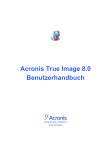 Acronis True Image 8.0 Benutzerhandbuch