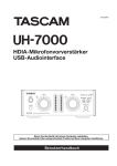 Benutzerhandbuch für Tascam UH-7000
