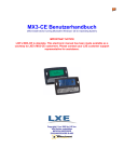 MX3-CE Benutzerhandbuch - Honeywell Scanning and Mobility