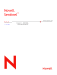 Novell Sentinel SCC Benutzerhandbuch