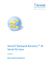 Acronis® Backup & Recovery ™ 10 Server für Linux
