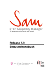 Die SAM PDM Benutzeroberfläche