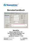 NanoPro Benutzerhandbuch V2.3