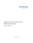 Avigilon Control Center Client Benutzerhandbuch