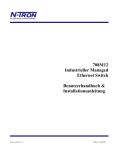 708M12 Industrieller Managed Ethernet Switch Benutzerhandbuch