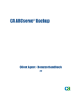 CA ARCserve Backup Client Agent - Benutzerhandbuch