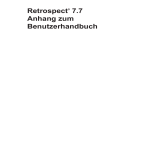 Retrospect 7.7 Anhang zum Benutzerhandbuch