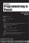 Programmierung in Pascal - KOBRA