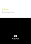 Witbox: Benutzerhandbuch