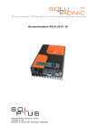 Benutzerhandbuch SOLPLUS 25 - 55