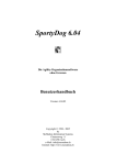 SportyDog - Benutzerhandbuch - McMahon Information Systems