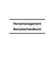 Horsemanagement Benutzerhandbuch