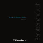 Benutzerhandbuch - BlackBerry PlayBook Tablet