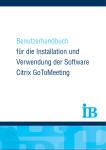 Benutzerhandbuch f&uuml;r die Installation und Verwendung der