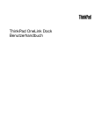 ThinkPad OneLink Dock Benutzerhandbuch