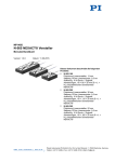 Benutzerhandbuch MP148D - Physik Instrumente (PI)