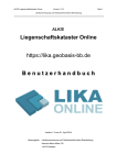 LiKa-Online Benutzerhandbuch