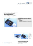 MP61D Benutzerhandbuch M-122 Mikrostelltisch Version: 1.0.0