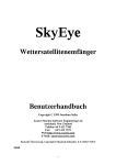 SkyEye Wettersatellitenemfänger Benutzerhandbuch