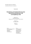 Entwicklung und Implementierung einer Rechercheunterst