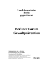 Berliner Forum Gewaltprävention
