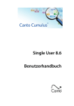 Single User 8.6 Benutzerhandbuch