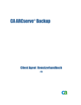 CA ARCserve Backup Client Agent Benutzerhandbuch