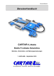 Benutzerhandbuch - Cartar Industries