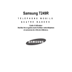 Samsung Samsung SGH-T249 Manuel de l'utilisateur