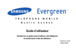 Samsung Evergreen de Samsung
(SGH-a667T) Manuel de l'utilisateur