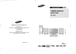 Samsung HT-X250 Manuel de l'utilisateur