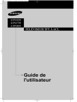 Samsung LT-P2035 Manuel de l'utilisateur