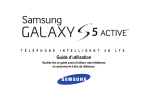 Samsung Galaxy S5 Active Manuel de l'utilisateur