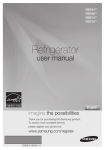 Samsung Bottom Mount Freezer Refrigerator RB214ACWP User Manual