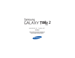 Samsung Galaxy Tab 2 (7.0) User Manual