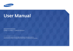Samsung UD46E-C User Manual
