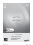 Samsung WF331ANW 4.3 cu. ft. Front Load Washer White User Manual