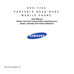 Samsung Galaxy Mini™ | Black User Manual