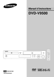 Samsung DVD-V9500 User Manual