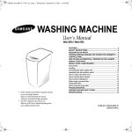 Samsung WA15R3Q3FW/YL User Manual