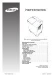 Samsung WT80J7PEG/YFH User Manual