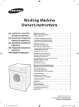 Samsung WF-J1262 User Manual