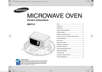 Samsung MW71C User Manual