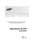 Samsung DVD-HD870 Manual de Usuario