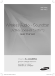 Samsung 320 W 2.1Ch Soundbar H550 Manual de Usuario