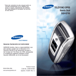 Samsung SGH-E700 Manual de Usuario