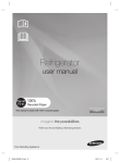 Samsung Refrigerator Side by Side User Manual