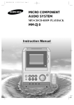 Samsung MM-ZJ8 User Manual
