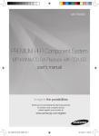 Samsung 2200 W 2.2Ch Mini Audio System FS8000 User Manual
